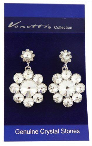VENETTI Crystal Drop Earrings (£1.95 each)