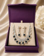 Boxed Venetti Diamante & Pierced Drop Earring Set