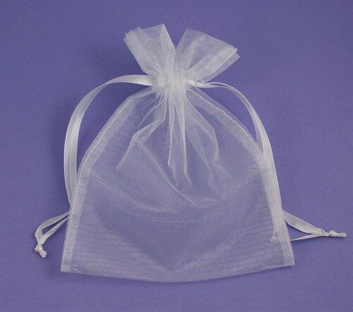 Extra Large White Organza Bags