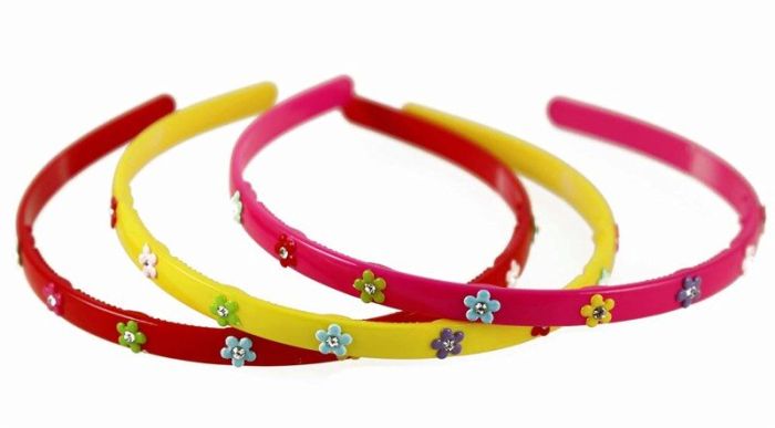 Assorted Flower Alice Bands (30p Each)