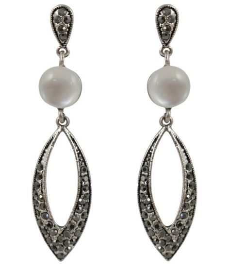 Venetti Diamante Pierced Drop Earrings (£1.30 Per Pair)