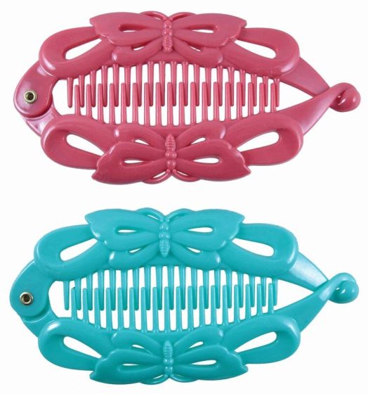 Buy Assorted Butterfly Banana Clips (Approx 25p Each) Online Jewellery World