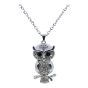 Diamante Owl Pendant