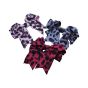 Leopard Print Bow Concord Clip (Aprrox 50p Each)