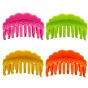 Acrylic flower hair clamps.
In assorted Neon colours of Pink, Yellow, Orange and Green.