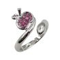 Boxed Diamante Apple Rings