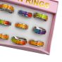 Boxed Stainless Steel Love Rings