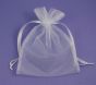 Extra Large White Organza Bags