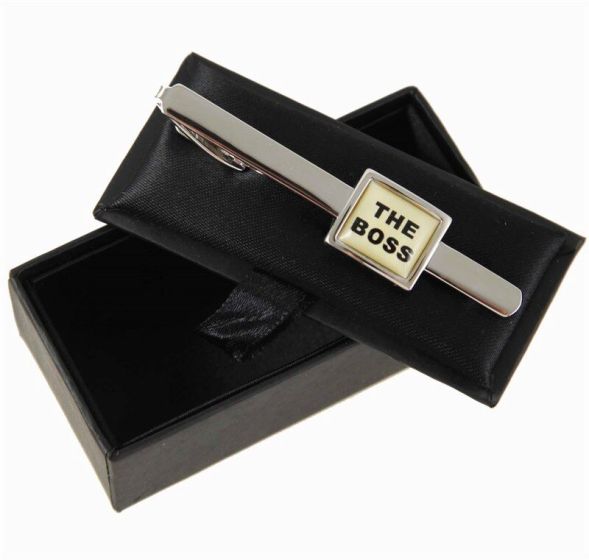Gents Novelty THE BOSS Tie Pin (£2.95 each)
