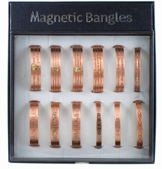 Assorted Religious Magnetic Bangles (£3.85 Each)