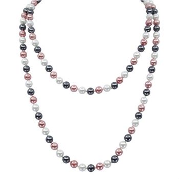 Venetti Glass Pearl Necklace