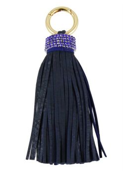 Leatherette Tassel Bag Charm