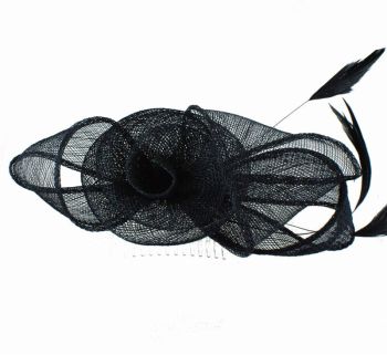 Floral Sinamay Fascinator (£4.95 Each)