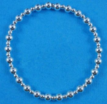 Silver Ball Bracelet