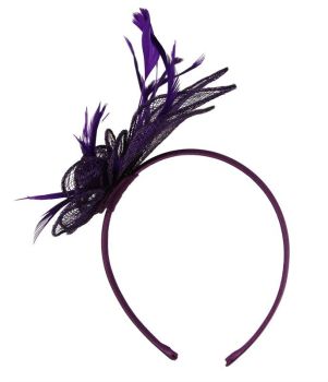 Sinamay Flower Fascinator (£3.80 Each)