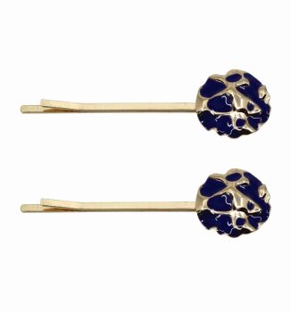 Assorted Enamelled Hair Slides (60p per card)