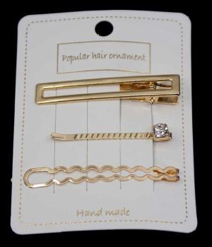 Assorted Hair Slides & Concord Clip (60p per card)
