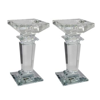 Glass Candle Holders