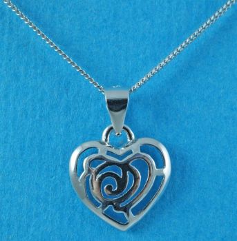 Silver Heart Pendant 