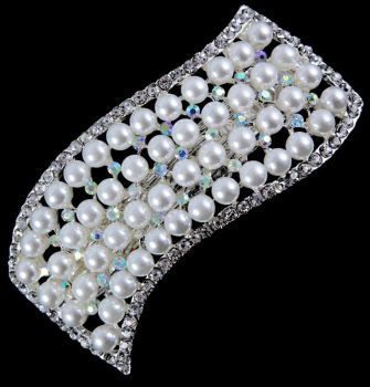 Diamante & Pearl French Clip (£1.40 Each)