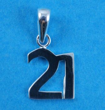 Silver 21 Pendant
