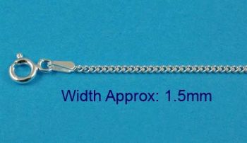 Silver Curb Chain