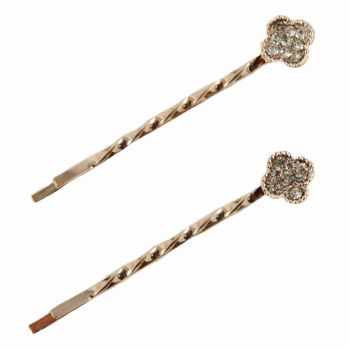 Diamante Hair Slides (30p Per Card; 15p Per Slide)