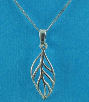 Silver Leaf Pendant  (£9.95 Each)