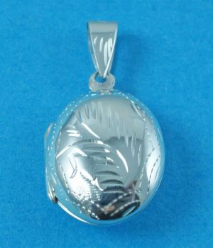 Silver Oval Locket