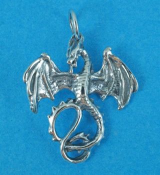 Silver Dragon Pendant