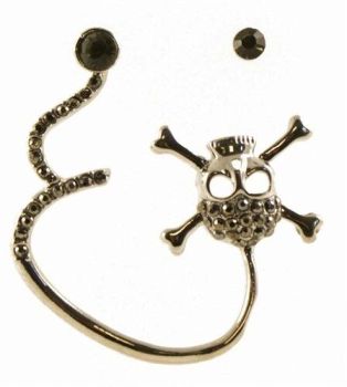 Skull Ear Cuffs (£1.30 per Pair)
