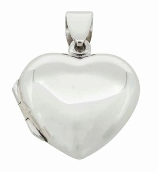Silver Plain Heart Locket