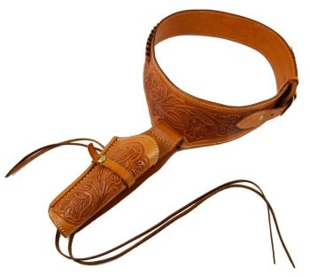 Genuine Mexican Leather Gun Belt Holster  (£90.00 Each)