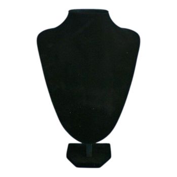 9.5" Black Velvet Bust 