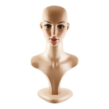 Plastic Female Mannequin Display Bust/Head