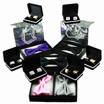 Gents Cufflinks and Bow Ties Offer (£3.00 per Set)