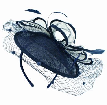 Sinamay Bow Fascinator