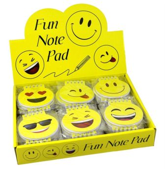 Boxed Assorted Emoji Notepads (25p Each)
