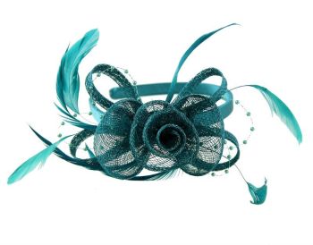 Sinamay Flower Fascinator (£3.50 Each)