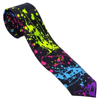 Gents Paint Splatter Tie (£1.19 Each)