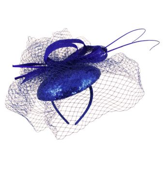 Sinamay & Sequin Fascinator
