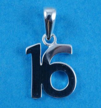 Silver 16 Pendant