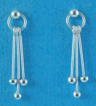 Silver Drop Earrings (£3.95 Each)