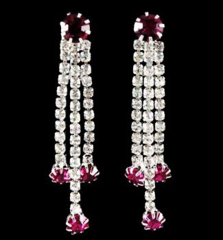 Venetti Diamante Clip-On Drop Earrings (£1.30 per pair)