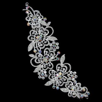 Diamante Flower Headdress