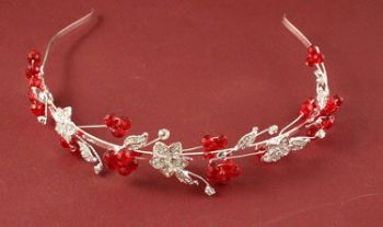 Bead & Diamante Tiara