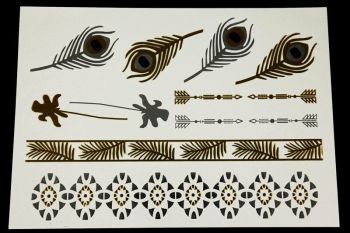 Metallic Temporary Tattoos (50p per Card)