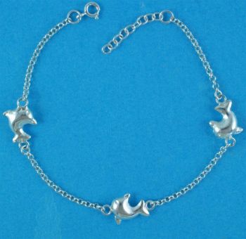 Silver Dolphin Bracelet (£8.95 Each)