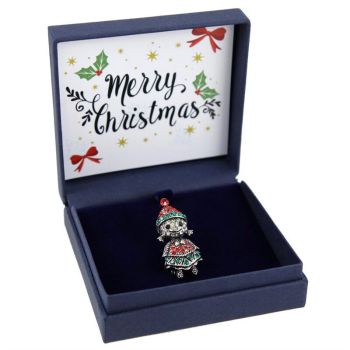Christmas Girl Brooch Gift Offer (£2.20 Each)
