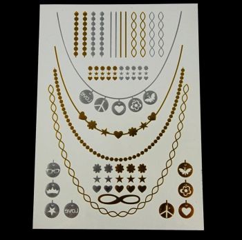 Metallic Temporary Tattoos (50p per Card)